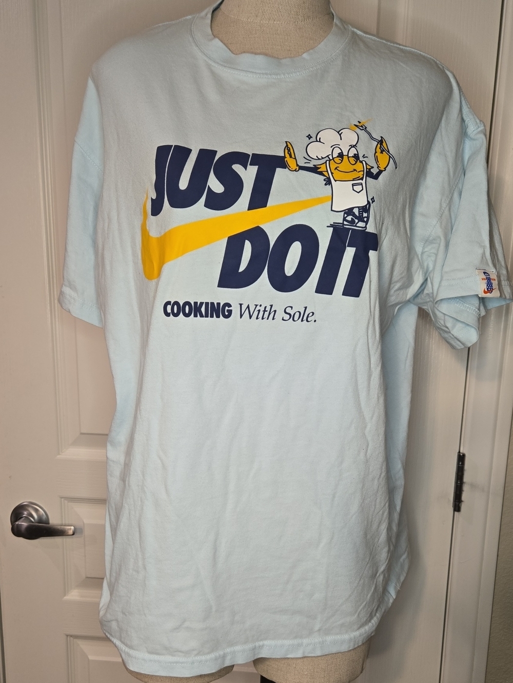 Nike Max 90 T-Cooking With Sole Shirt (Blue) - L